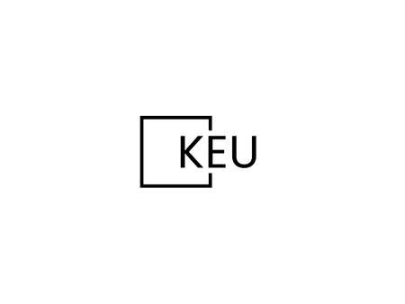 Initial letter ku logo or ku logo vector design template.のイラスト素材