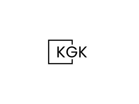 KG Letter Logo Design Vector Template. Initial Letter KG Logo Designのイラスト素材