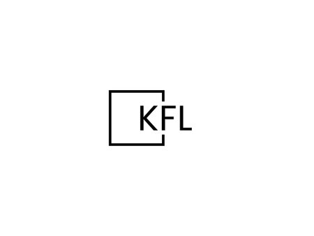 Initial letter kf logo or kf logo vector design template elementsのイラスト素材