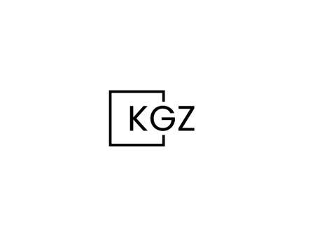 KG Letter Logo Design Vector Template. Initial Letter KG Logo Designのイラスト素材