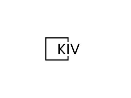 Initial letter kv logo or vk logo vector design template and minimal styleのイラスト素材