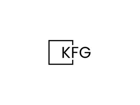 Initial Letter KF Logo or FK Logo Design Vector Template.のイラスト素材