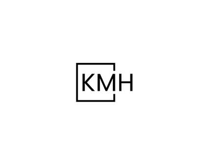 Initial letter km logo or km logo vector design template elementsのイラスト素材