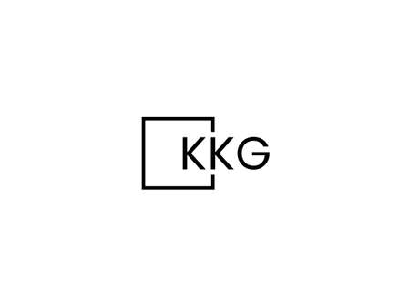 Initial letter kg logo or kg logo vector design template.のイラスト素材