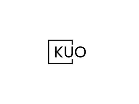 Initial Letter KO Logo or KO Logo Design Vector Template.のイラスト素材