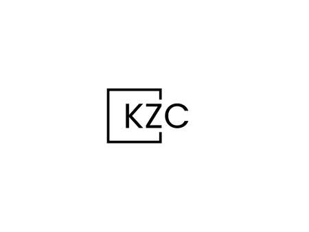 Kc Letter Logo Design Vector Template. Initial Letter Kc Logo Designのイラスト素材