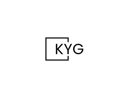 KG Letter Logo Design Vector Template. Initial Letter KG Logo Designのイラスト素材