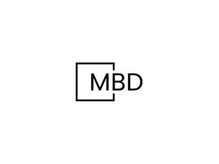 Initial Letter MB Logo Design Vector Template. Creative Abstract MB Letter Logo Designのイラスト素材