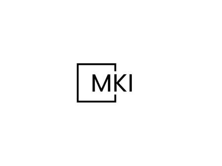 Initial letter mk logo or km logo vector design template elementsのイラスト素材