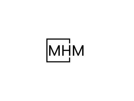 Initial letter mm logo or mm logo vector design template elementsのイラスト素材