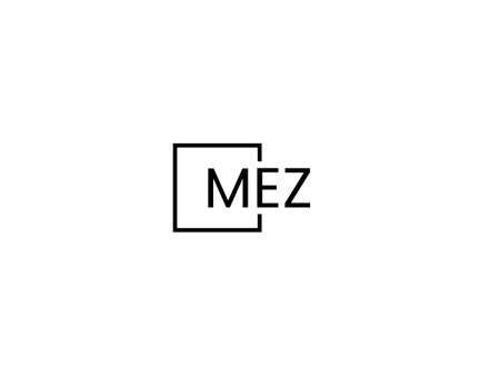 Letter MZ logo design vector template, Creative Letter MZ logo designのイラスト素材