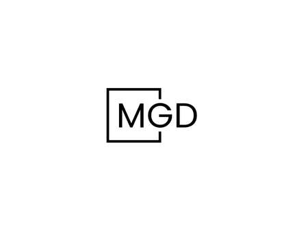 Initial Letter MG Logo Design Vector Template. Linked Letter MG Logo Designのイラスト素材