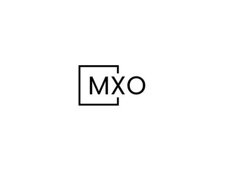 Minimalist Initial Letter MX Logo Design Vector Template. Abstract Letter MX Logo Designのイラスト素材