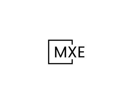 Initial letter ME logo or ME logo vector design template in black and white colorsのイラスト素材