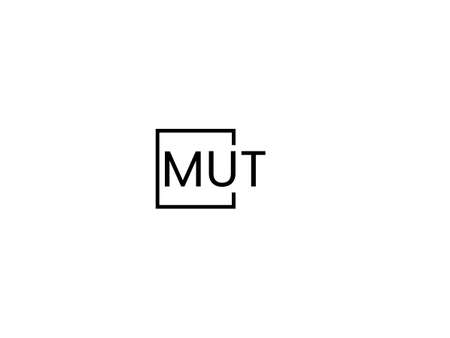 MUT Letter Logo Design Vector Template. Initial Letter MN Logo Designのイラスト素材