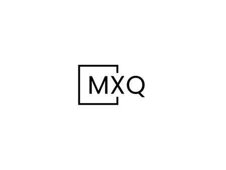 Initial Letter MX Logo Design Vector Template. Linked Letter MX Logo Designのイラスト素材