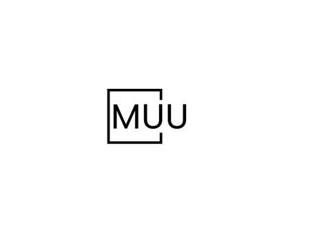Initial letter mu logo or wm logo vector design template elementsのイラスト素材
