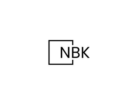 Initial letter nb logo or bn logo vector design template.のイラスト素材