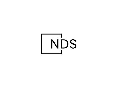 NDS Letter Logo Design Vector Template. Abstract Letter NDS Logo Designのイラスト素材
