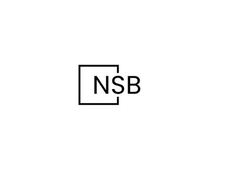Initial letter nb logo or bn logo vector design template.のイラスト素材