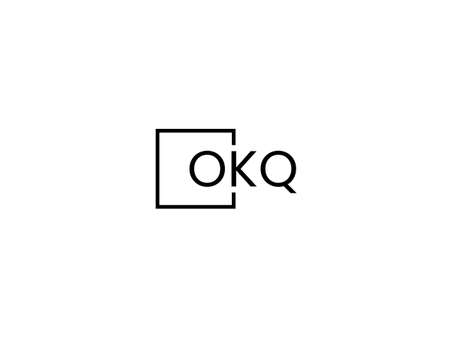 Initial letter ok logo or ok logo vector design template in black and whiteのイラスト素材