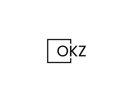 Initial letter ok logo or ok logo vector design template in black and whiteのイラスト素材