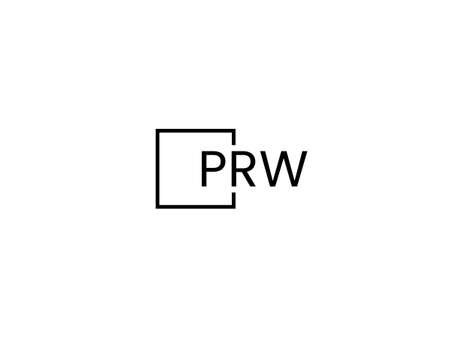 Initial letter pw logo or wp logo vector design template.のイラスト素材