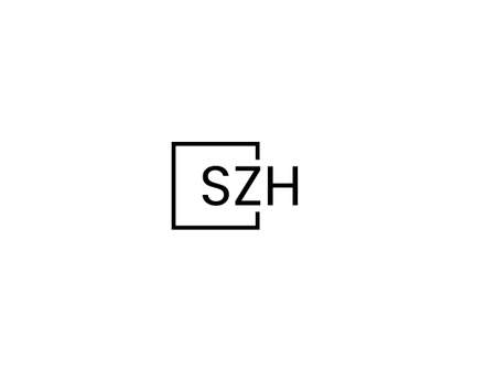 Initial letter sz logo or zsz logo vector design templateのイラスト素材