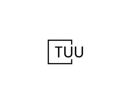 TU Letter Logo Design Vector Template. Initial Letter TU Logo Designのイラスト素材