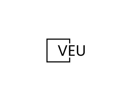 Initial Letter VU Logo or VU Logo Design Vector Template.のイラスト素材
