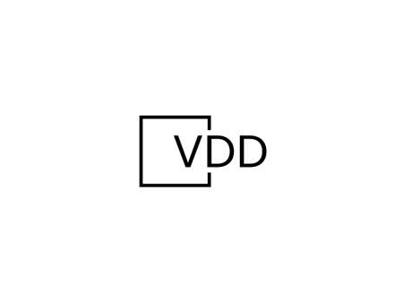Initial Letter VD Logo or DV Logo Design Vector Template.のイラスト素材