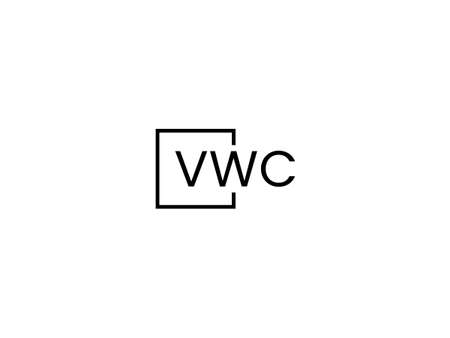 Initial letter wc logo or cw logo vector design template.のイラスト素材