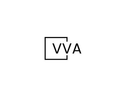 Initial letter va logo or va logo vector design template in black and whiteのイラスト素材