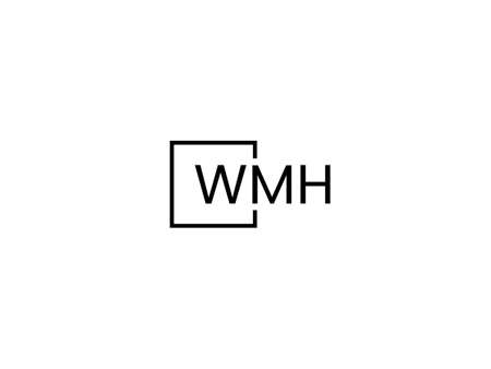 Letter WH logo design vector template, Creative Letter WH logo designのイラスト素材