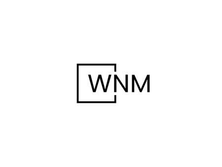 Minimalist abstract letter WN logo design vector template. Creative letter WN logo designのイラスト素材