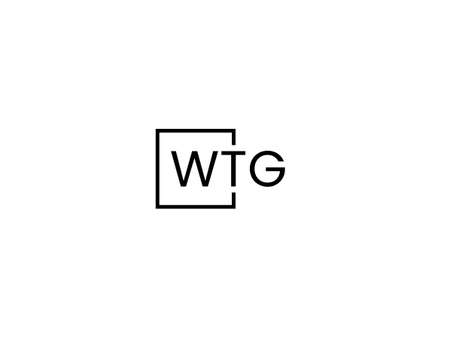 WG logo design vector template, Creative WG letter logo designのイラスト素材