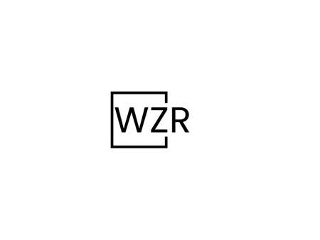 Initial letter wr logo or wr logo vector design template.のイラスト素材
