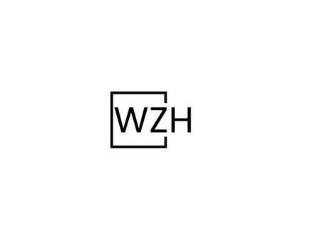 Initial Letter WZ Logo or WWW Logo Design Vector Template.のイラスト素材