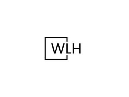 Initial Letter WH Logo Design Vector Template. Abstract Letter WH Logo Designのイラスト素材