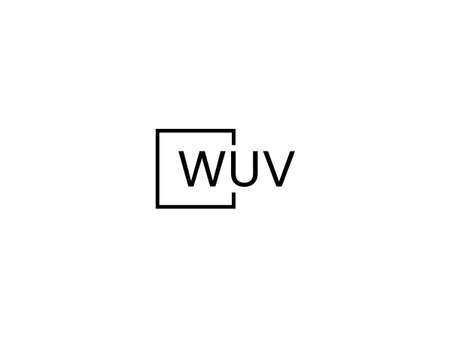 WU Letter Logo Design Vector Template. Initial Letter WU Logo Designのイラスト素材