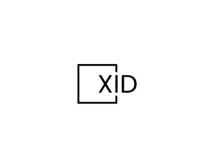 Initial Letter XD Logo or DX Logo Design Vector Template.のイラスト素材