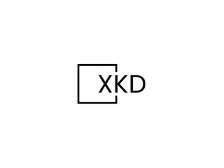 XK Logo Design Vector Template. Initial Letter XK Logo Designのイラスト素材
