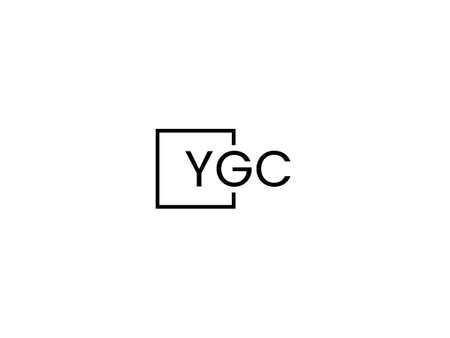 Initial Letter YC Logo Design Vector Template. Graphic Alphabet Symbol for Corporate Business Identityのイラスト素材