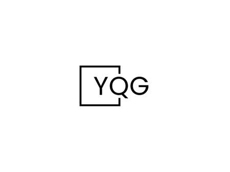 YQ Logo Design Vector Template. Initial Letter YQ Logo Designのイラスト素材