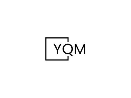 Initial Letter YM Logo or MQ Logo Design Vector Template.のイラスト素材