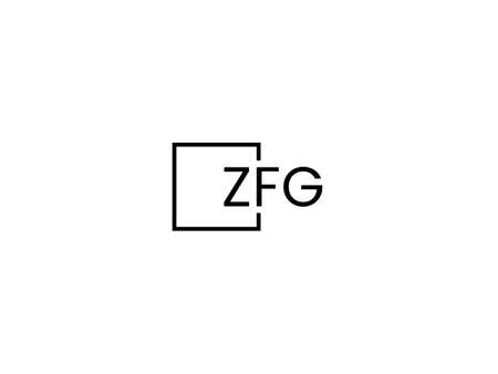 ZF logo design vector template, Creative ZF letter logo designのイラスト素材
