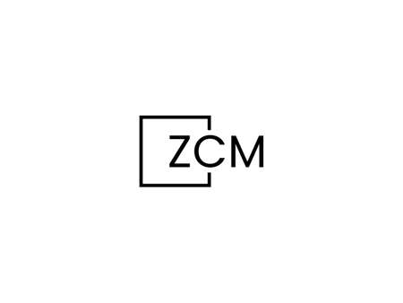 ZM logo design vector template, Creative ZM letter logo designのイラスト素材