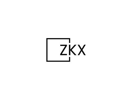 Initial letter zk logo or zk logo vector design template.のイラスト素材