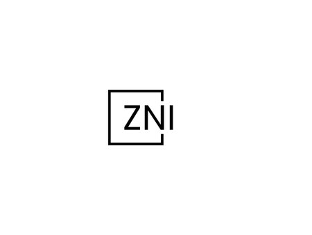 ZN Logo Design Vector Template. Initial Letter ZN Logo Designのイラスト素材