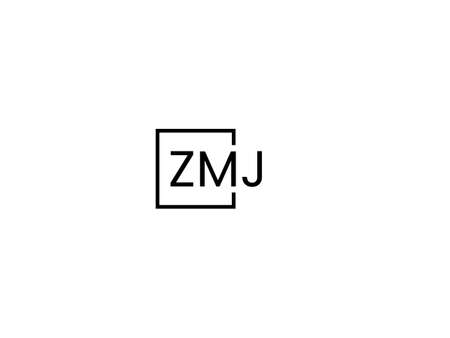 ZJ Letter Logo Design Vector Template. Initial Letter ZJ Logo Designのイラスト素材